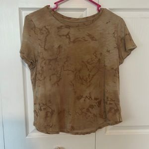 Old navy mustard yellow tie-dye shirt